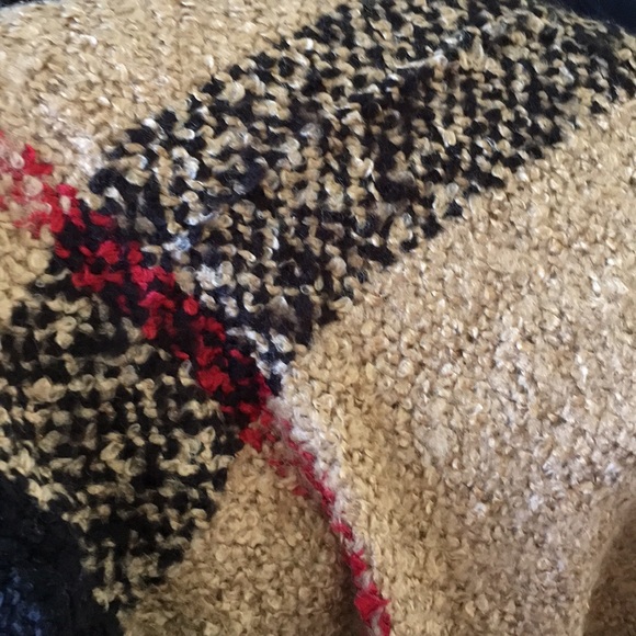 LAST 1 ! Classic Tartan Plaid Turtle Neck Poncho - Picture 4 of 4